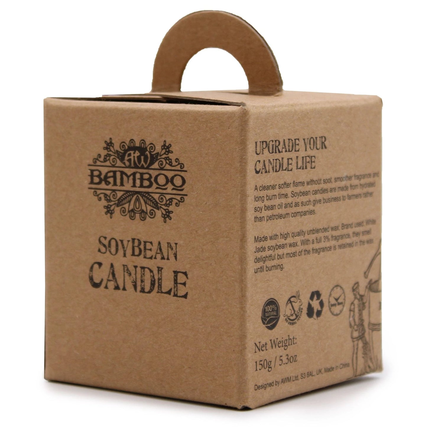 Soybean Jar Candles - Peach Smoothie by AW Dropship UK