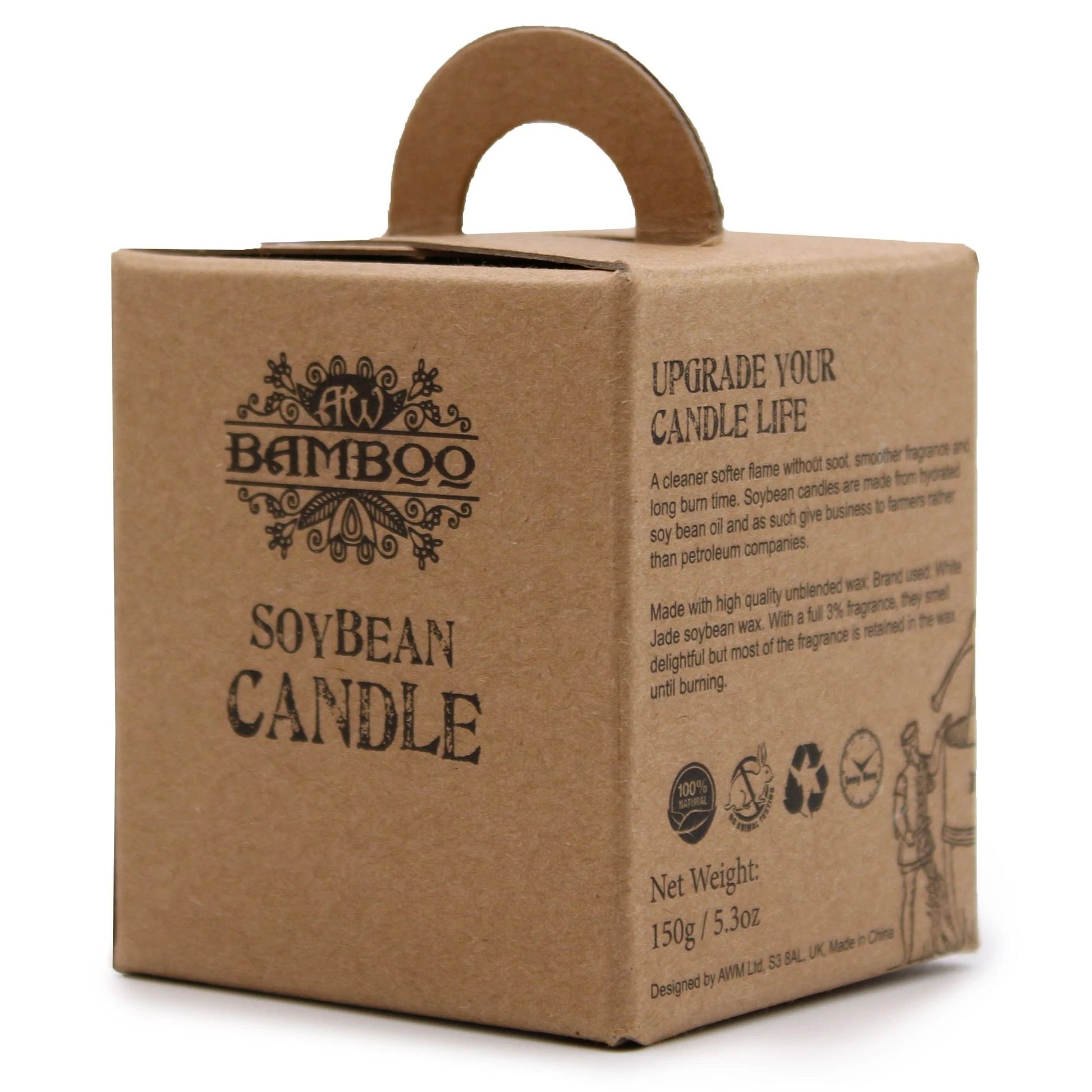 Soybean Jar Candles - Peach Smoothie by AW Dropship UK