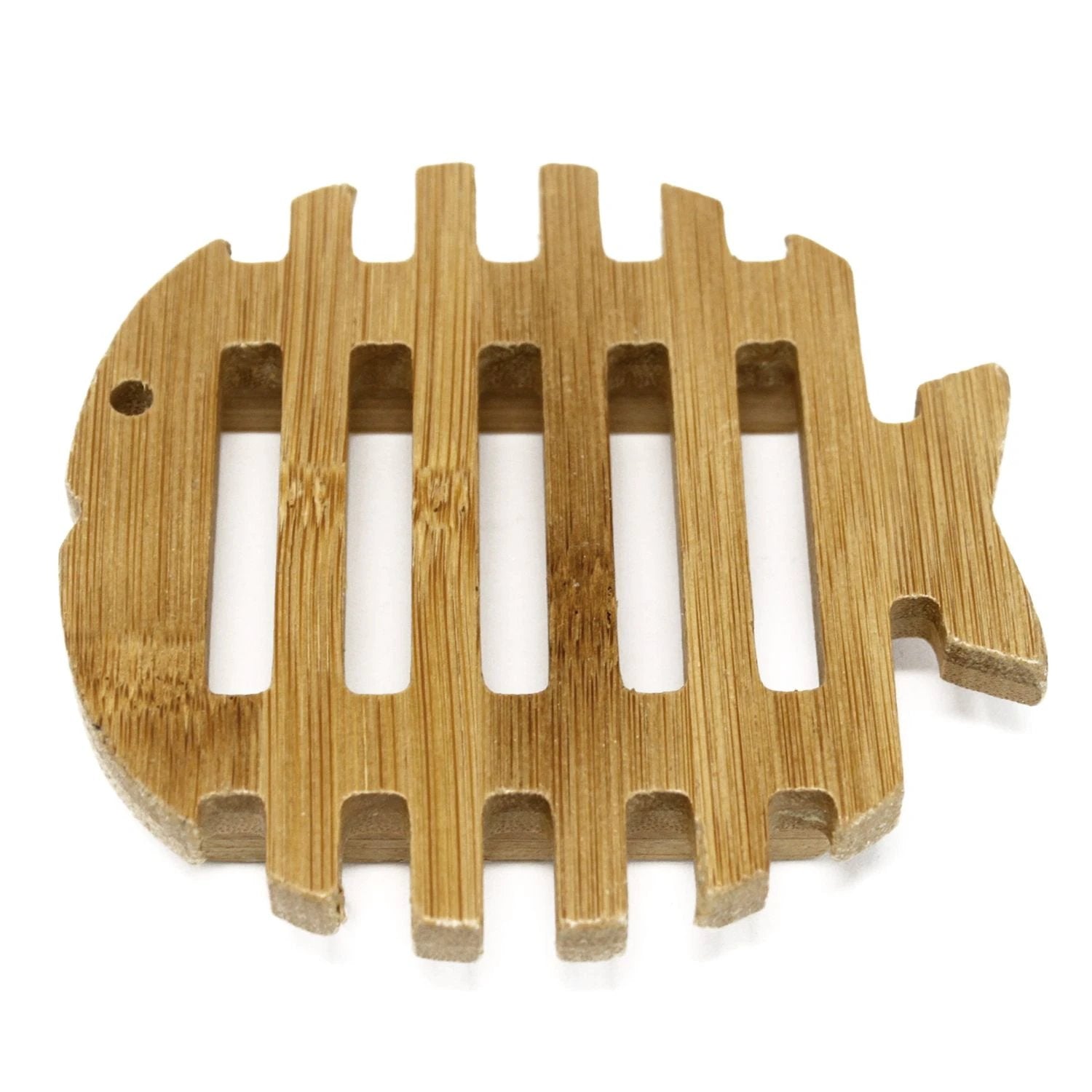 Hemu Wood Soap Dish - Fish by AW Dropship UK