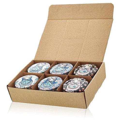 Art Tin Candle - Assorted Design - Russian Dolls - Dolly Blue by AW Dropship UK