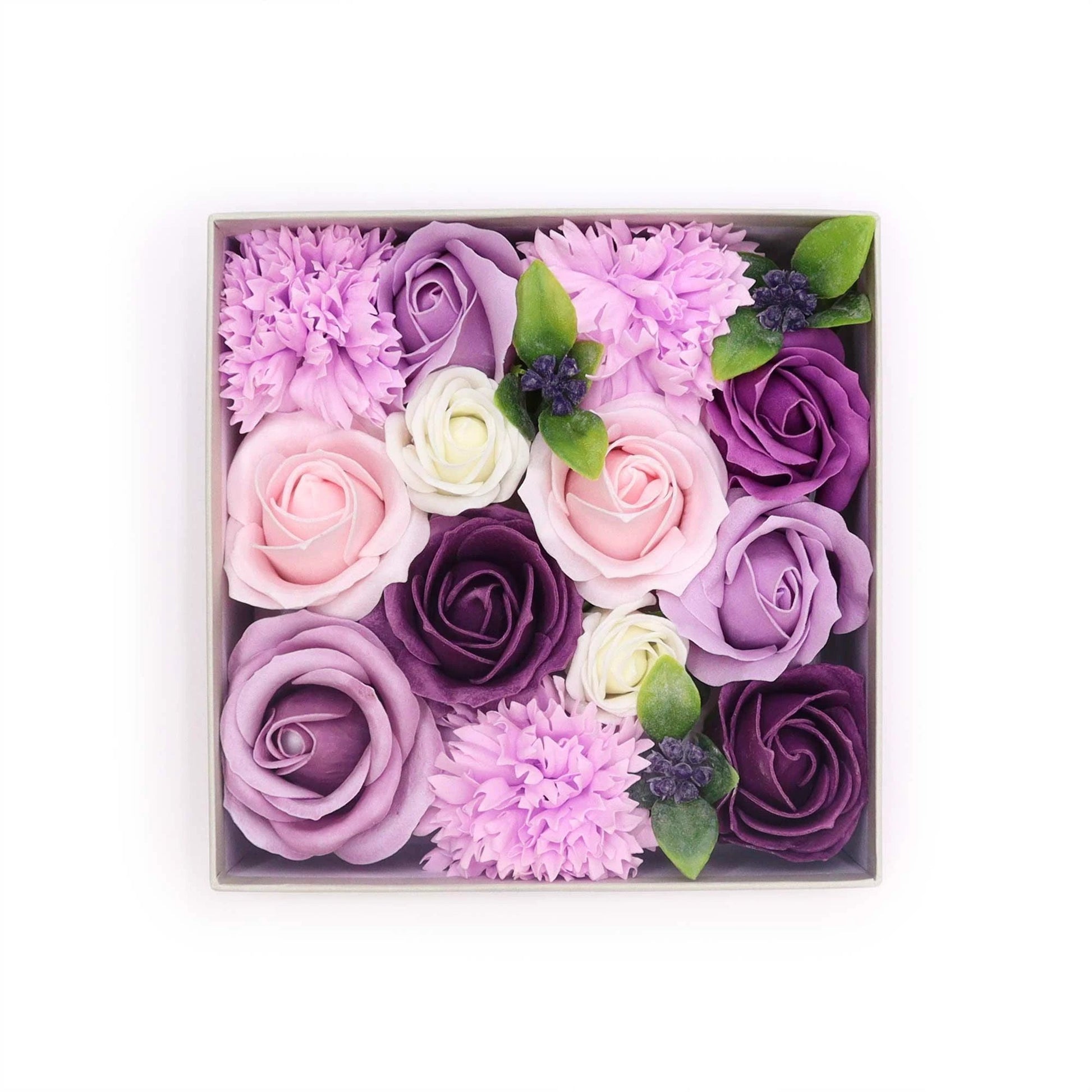 Square Box - Lavender Rose & Carnation by AW Dropship UK