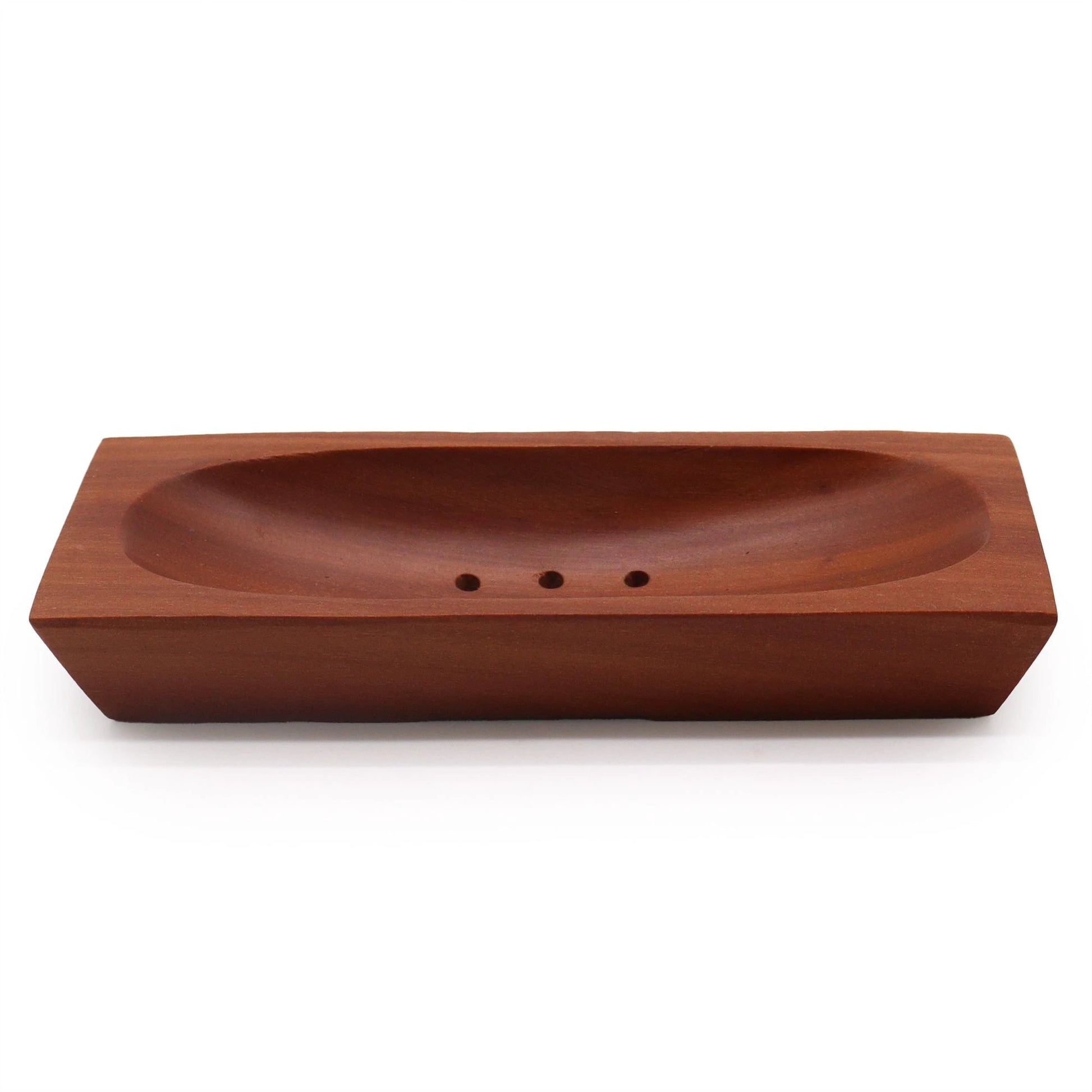 Classic Mahogany Soap Dish - Rectangle by AW Dropship UK