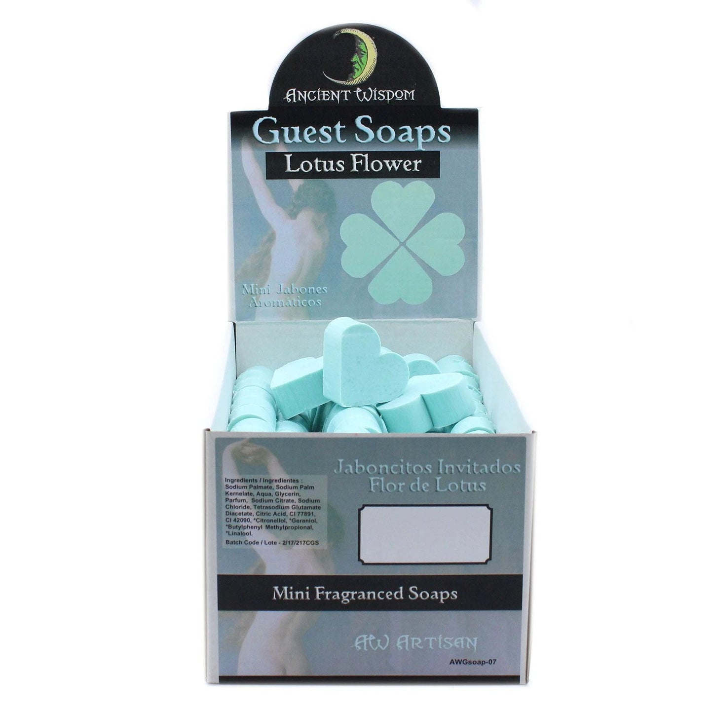 Heart Guest Soap - Lotus Flower by AW Dropship UK