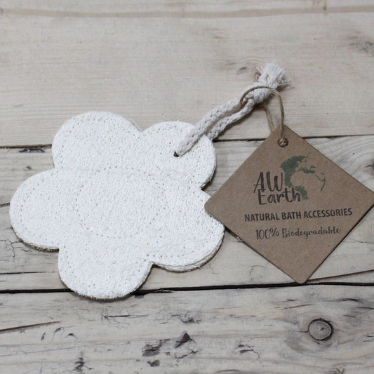 Natural Loofah Body Scrubs - Flower by AW Dropship UK