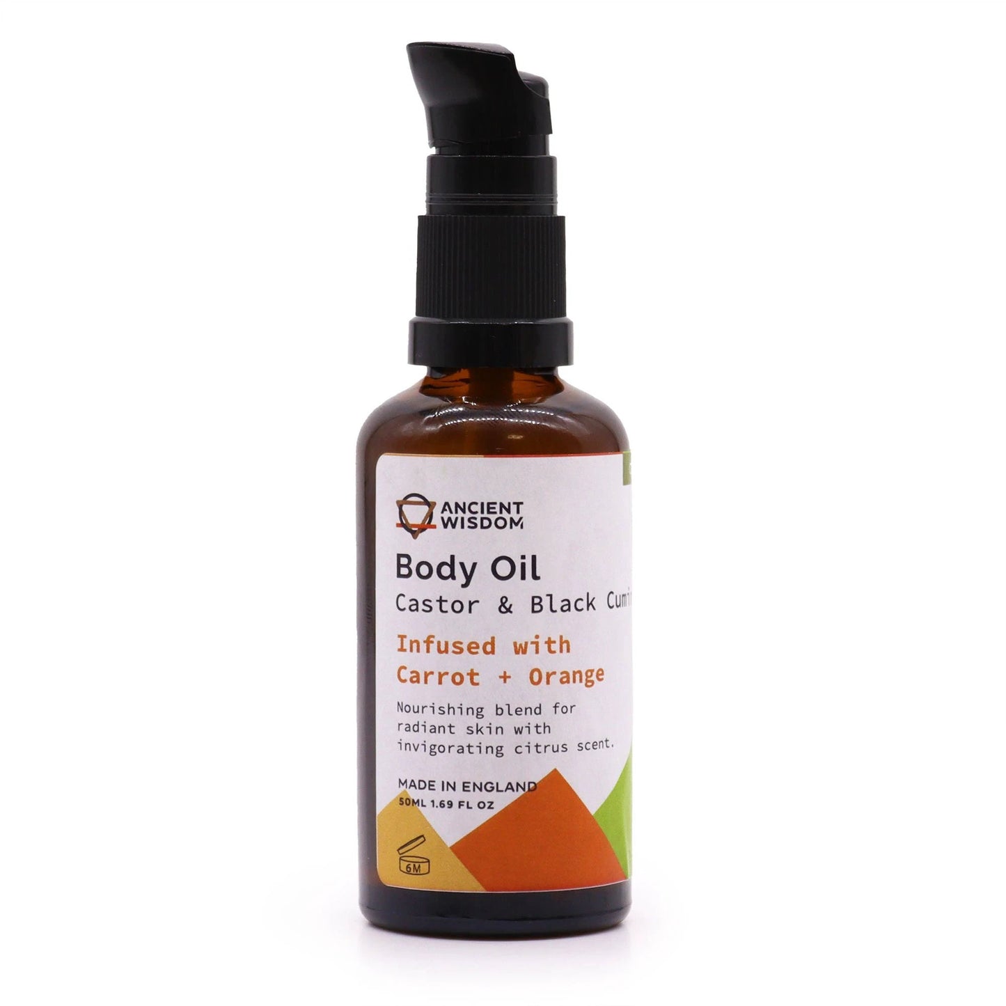 Organic Body Oil 50ml - Carrot & Orange by AW Dropship UK