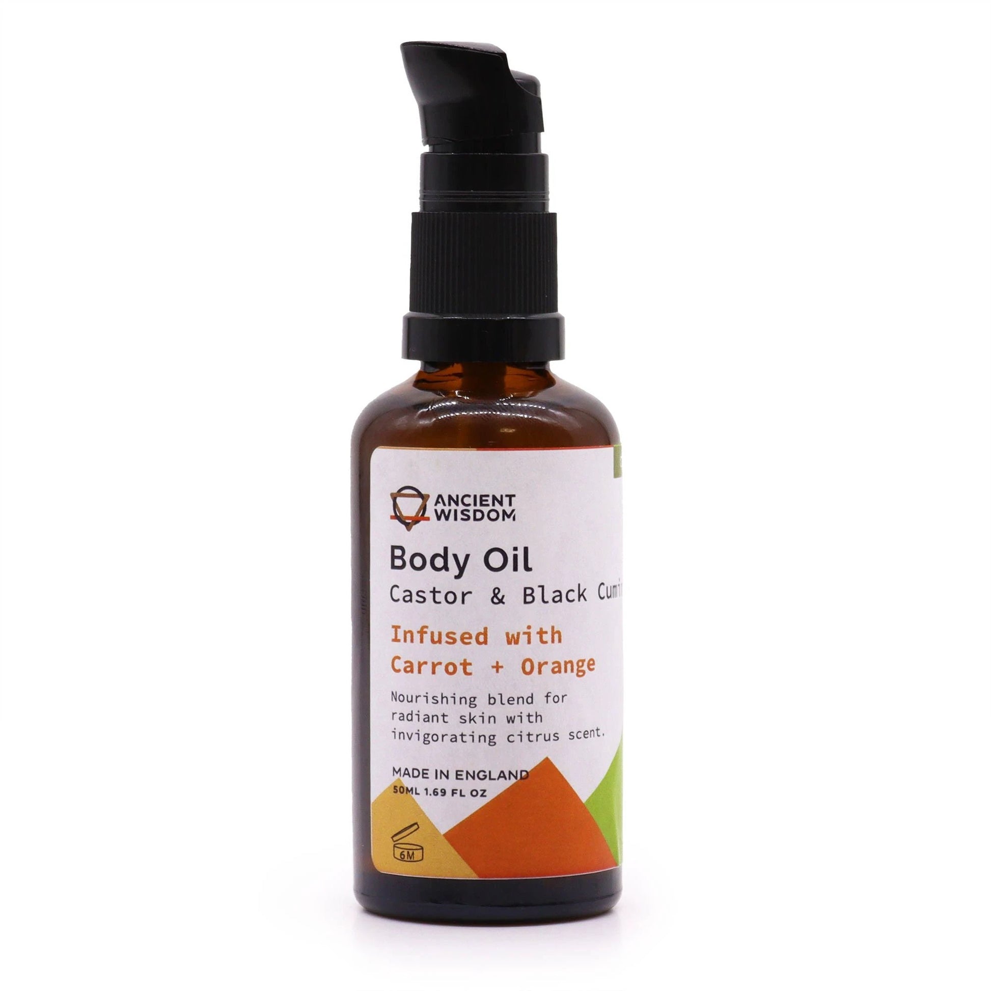 Organic Body Oil 50ml - Carrot & Orange by AW Dropship UK