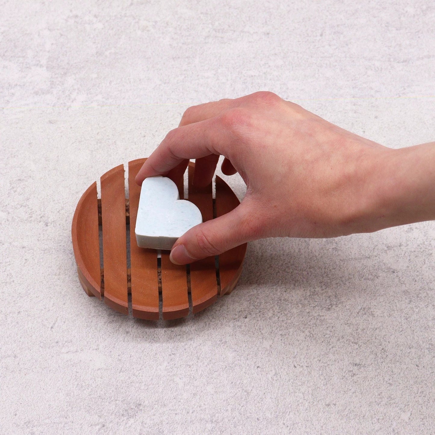 Classic Mahogany Soap Dish - Round by AW Dropship UK