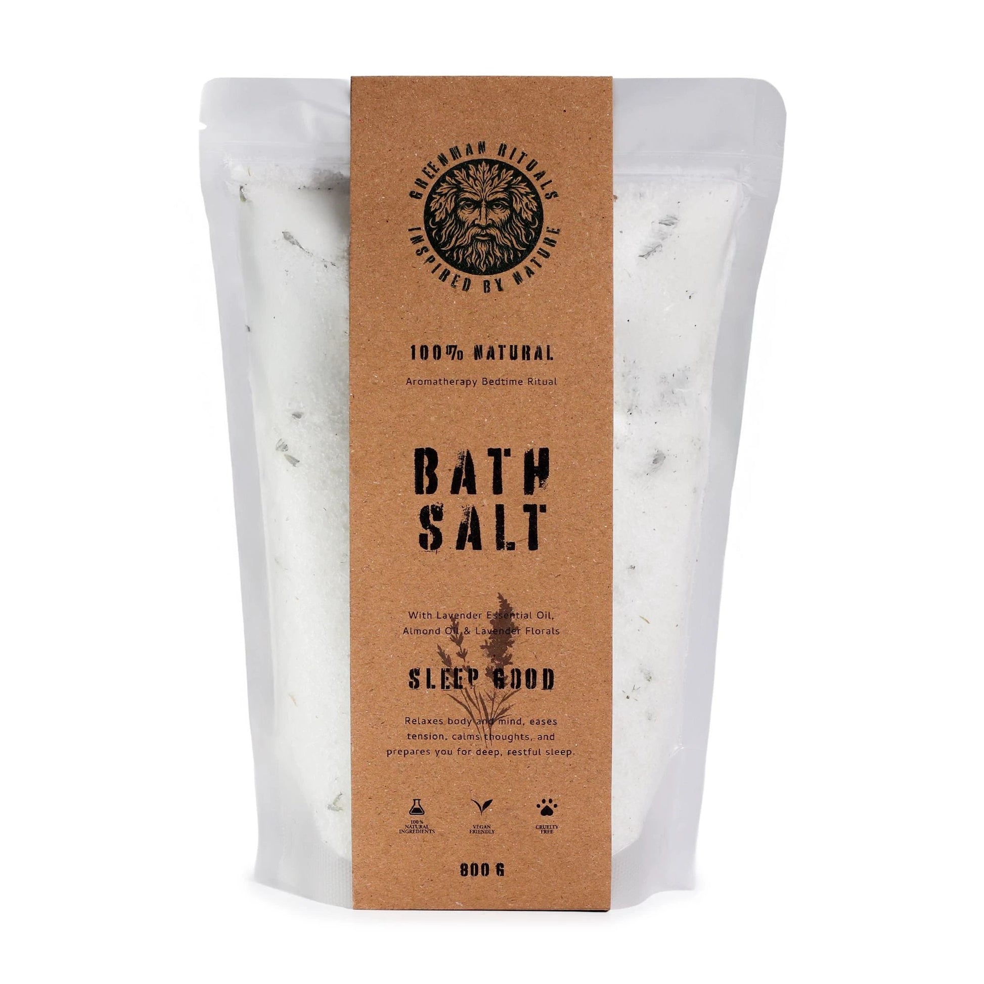 Greenman Rituals Lavender Aromatherapy Epsom Bath Salt – Sleep Good by AW Dropship UK