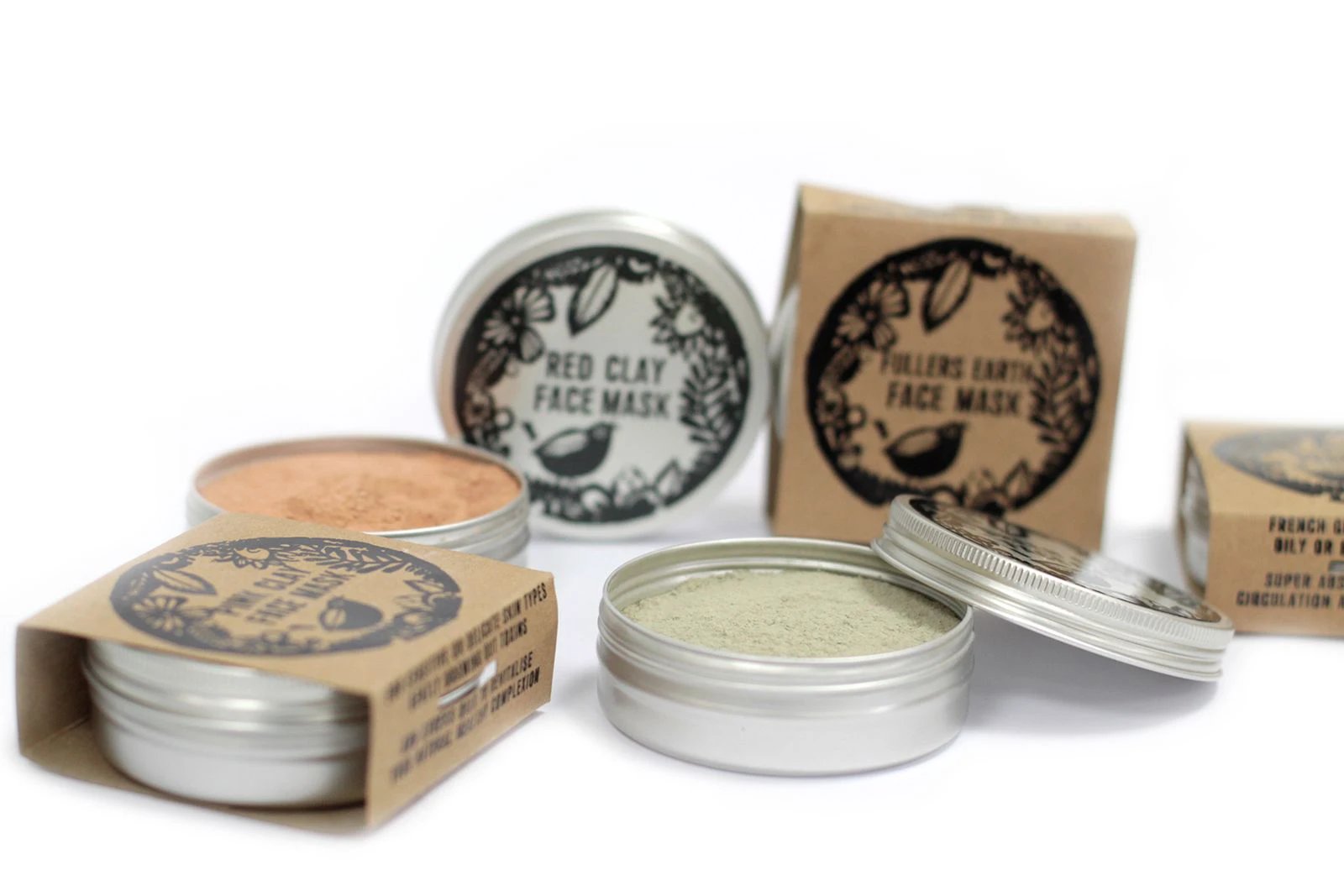 Agnes And Cat Natural Red Clay Face Mask For Clearer Skin With Spa Like Finish And Mineral Rich Formula by AW Dropship UK