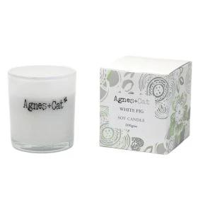 Agnes + Cat Votive Candle - White Fig by AW Dropship UK
