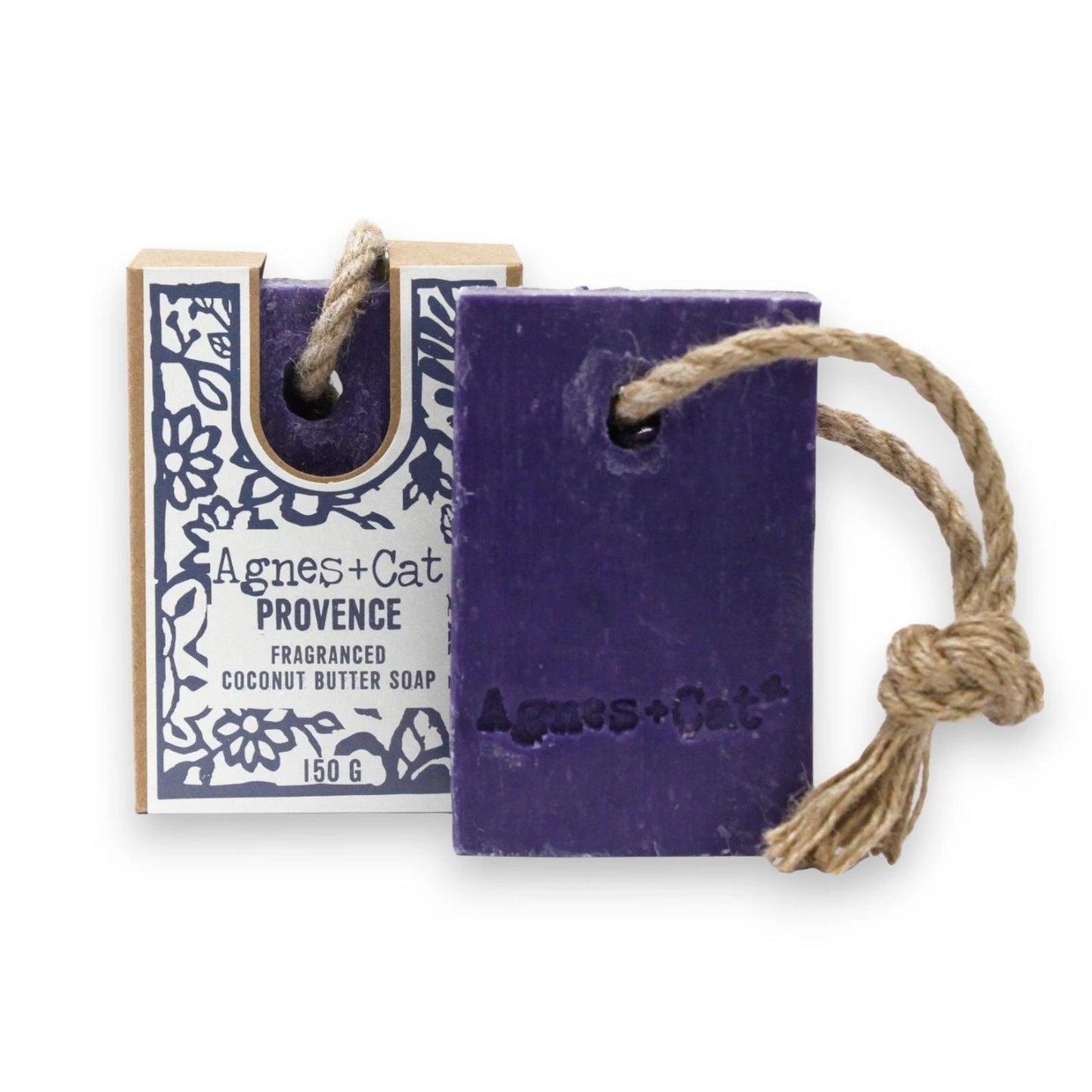 Agnes + Cat Soap On A Rope - Provence by AW Dropship UK