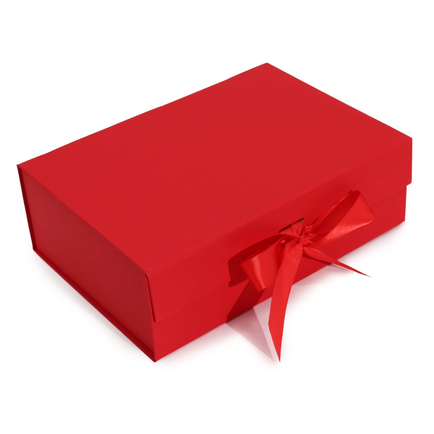 Flat Pack Gift Box - Large (28.2x20.2x9.2cm) - Red by AW Dropship UK