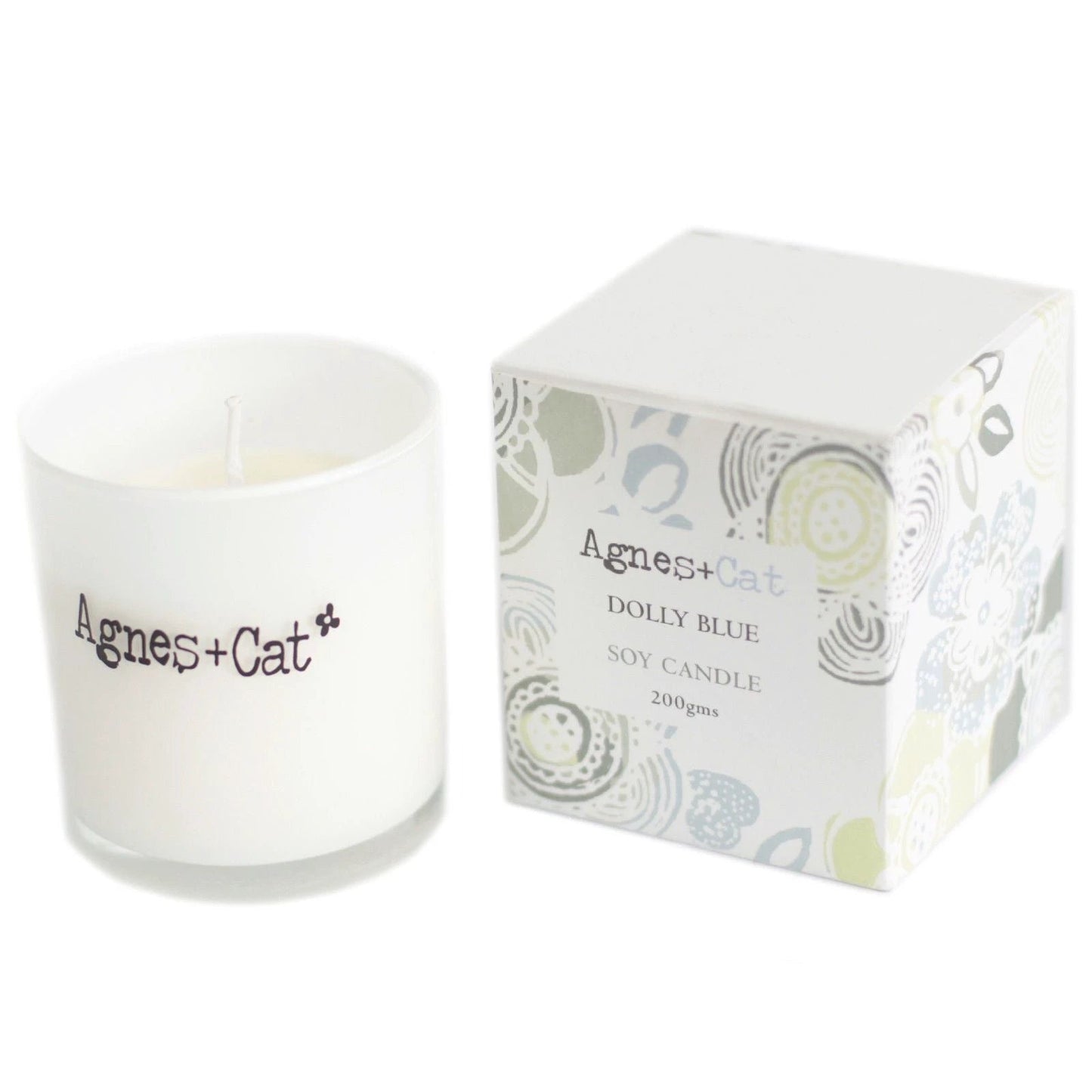 Agnes + Cat Votive Candle - Dolly Blue by AW Dropship UK