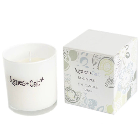 Agnes + Cat Votive Candle - Dolly Blue by AW Dropship UK