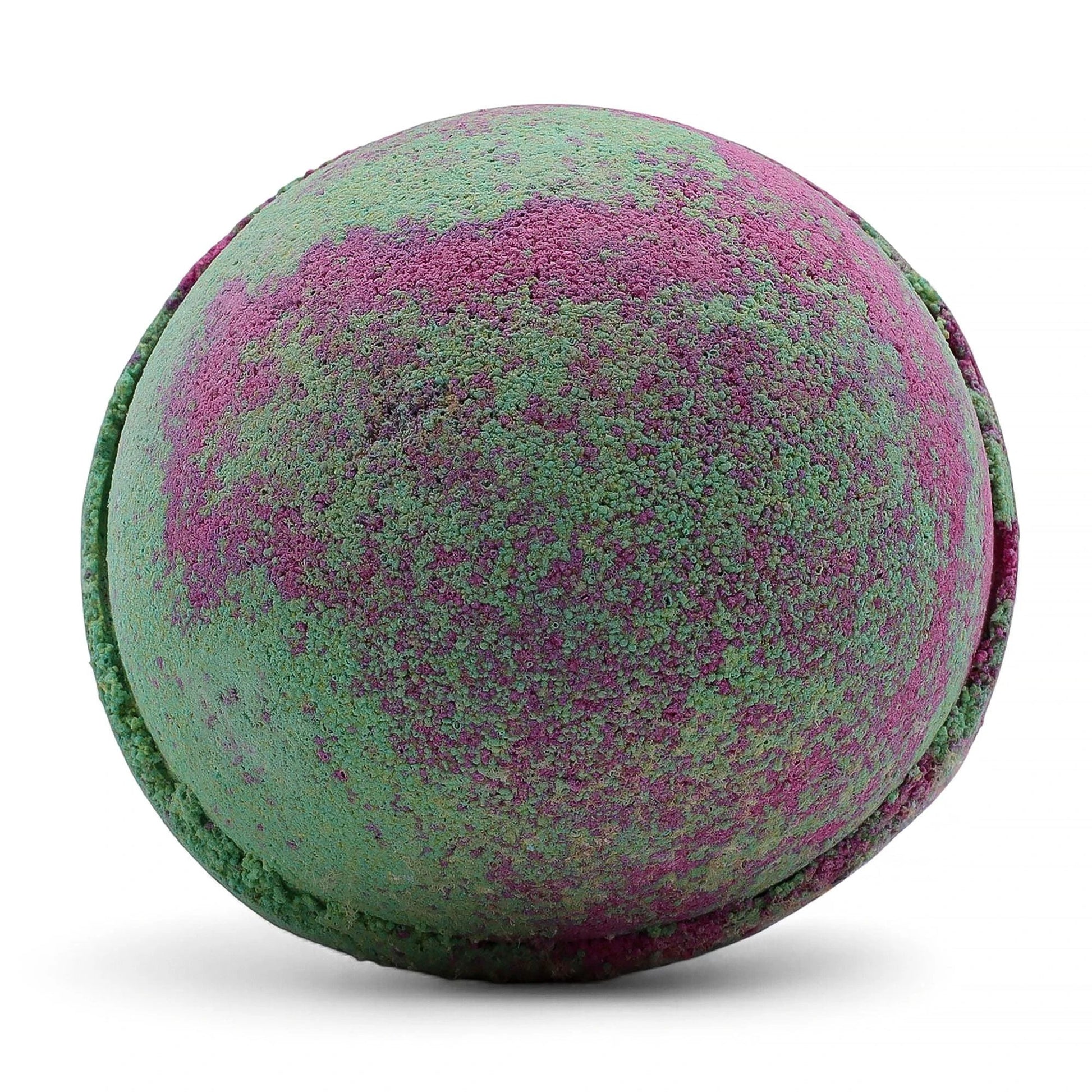 Set Of 3 Fruity Rhubarb Bath Bombs 180g Each With Green And Pink Marbled Swirls Bundle by AW Dropship UK