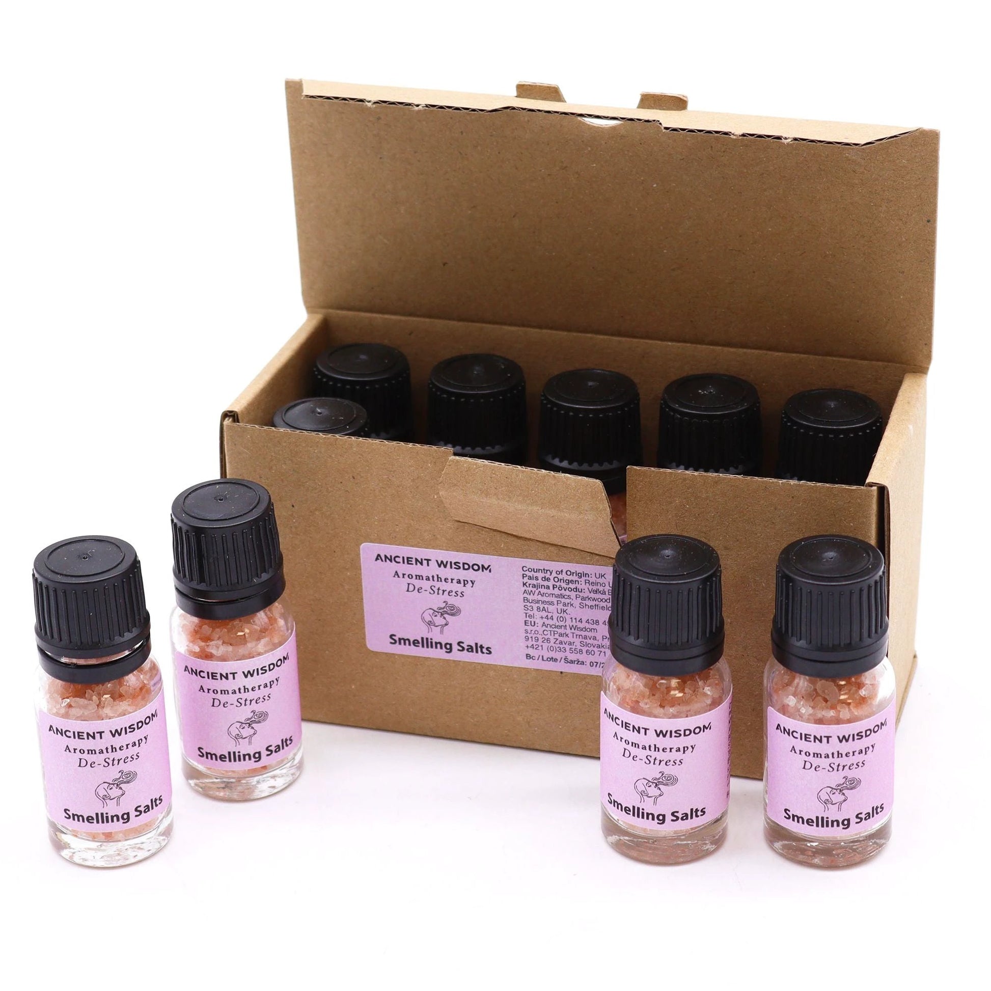 De-Stress Aromatherapy Smelling Salt by AW Dropship UK