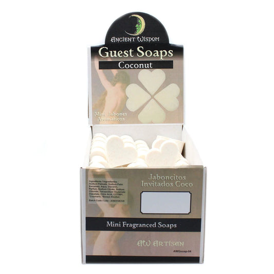 Heart Guest Soap - Coconut by AW Dropship UK