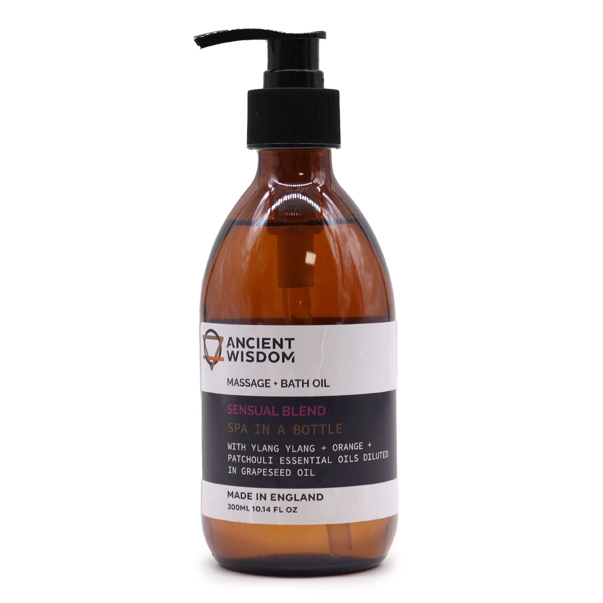 Aromatherapy Massage and Bath Oil - Sensual 300ml by AW Dropship UK