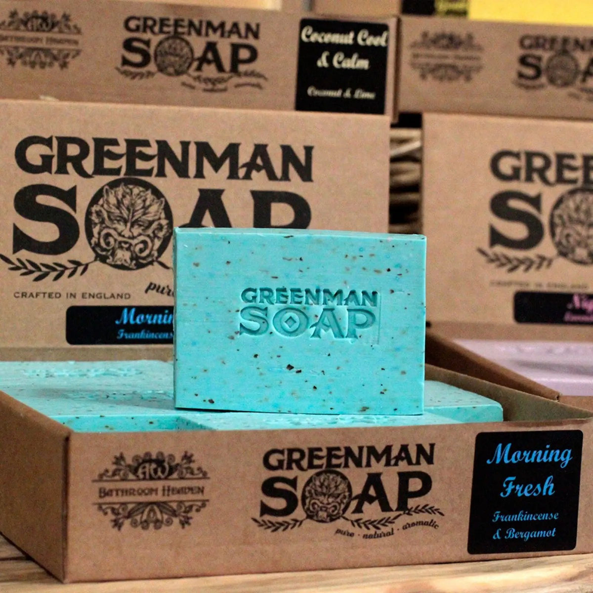 Greenman Soap Slice 100g - Morning Fresh by AW Dropship UK