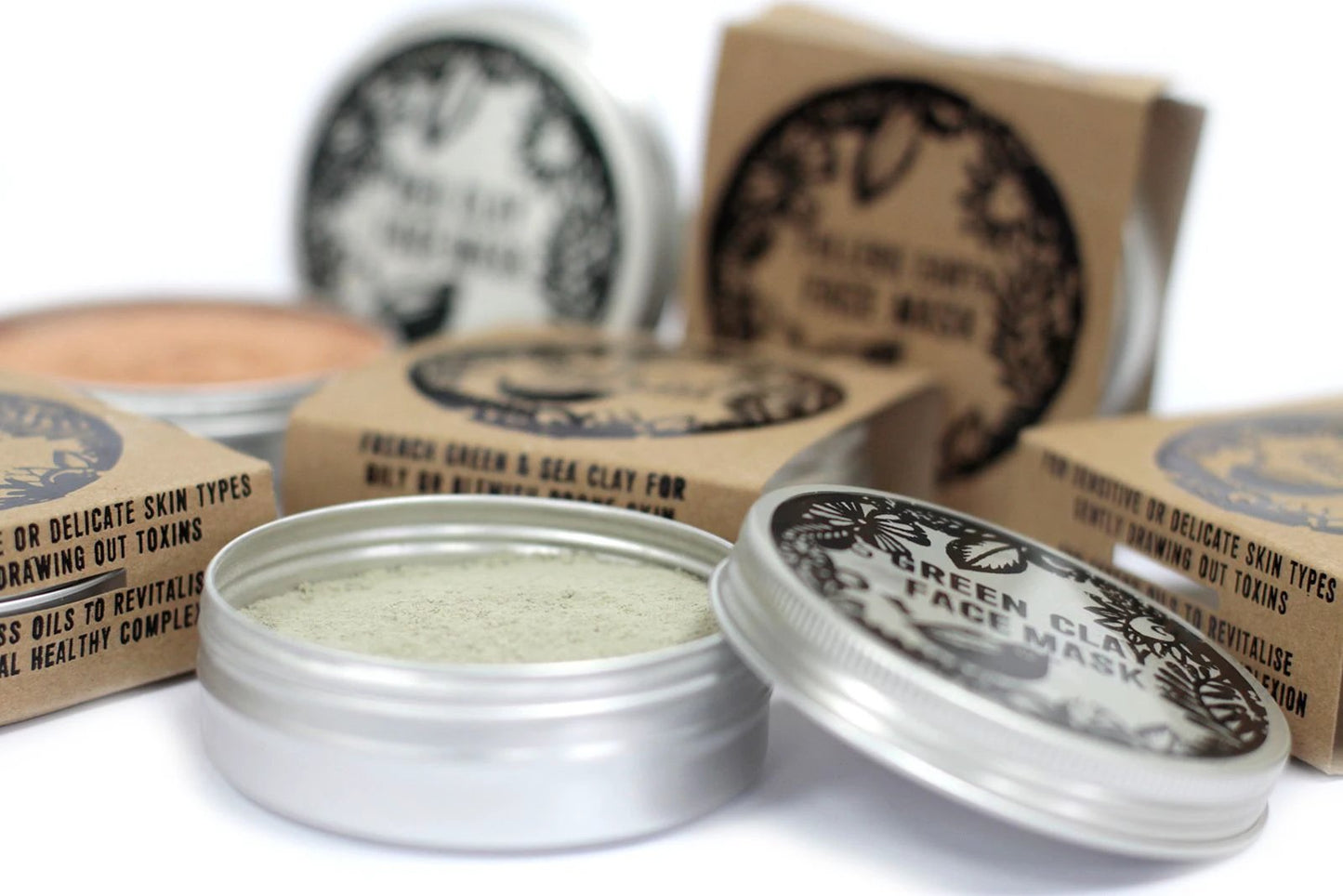 Agnes And Cat Green Clay Face Mask Purifying And Gentle Cleansing For Fresh Refreshed Skin by AW Dropship UK