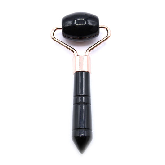 Gemstone Mini Roller - Black Obsidian by AW Dropship UK
