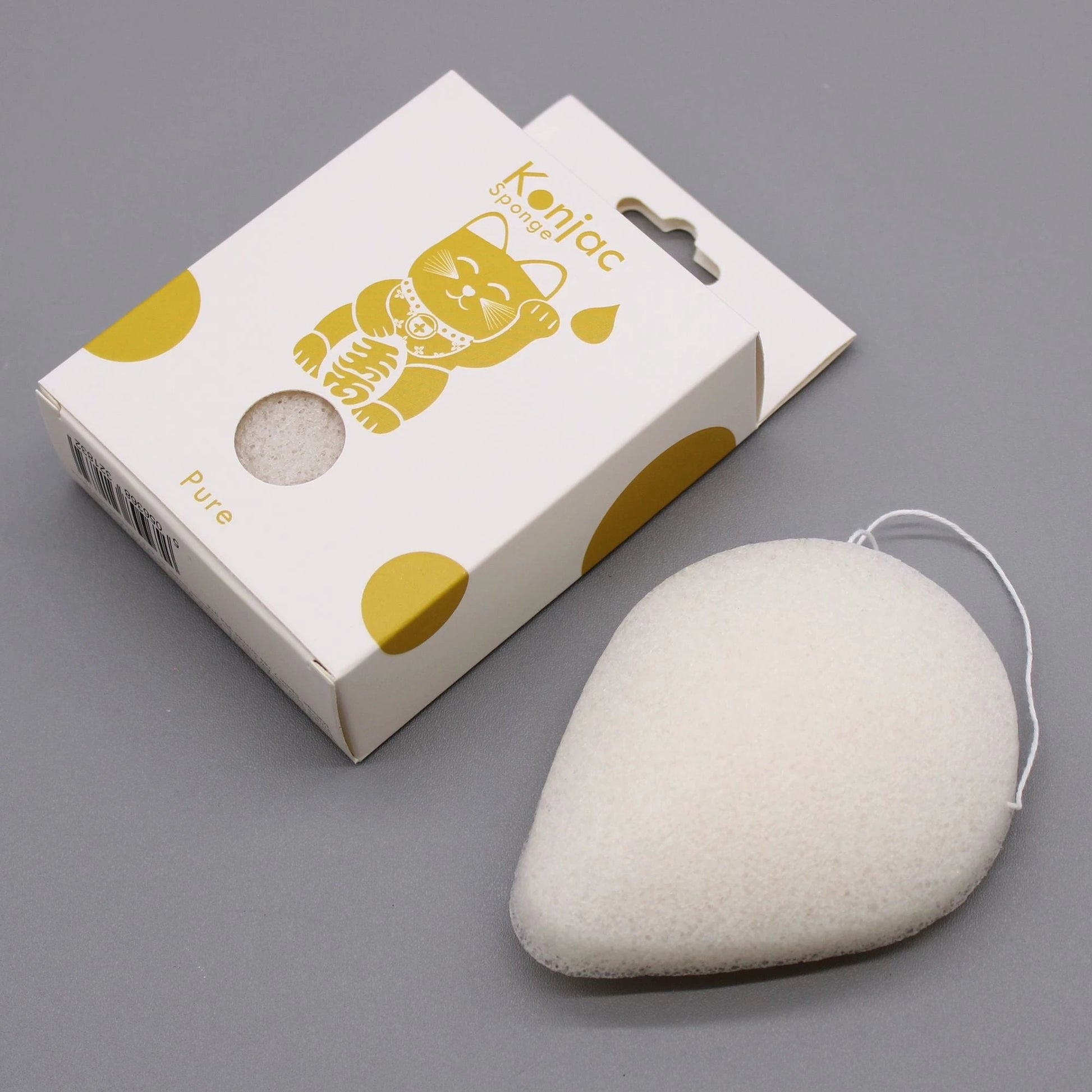 Teardrop Konjac Sponge - Natural - Sensitive skin by AW Dropship UK