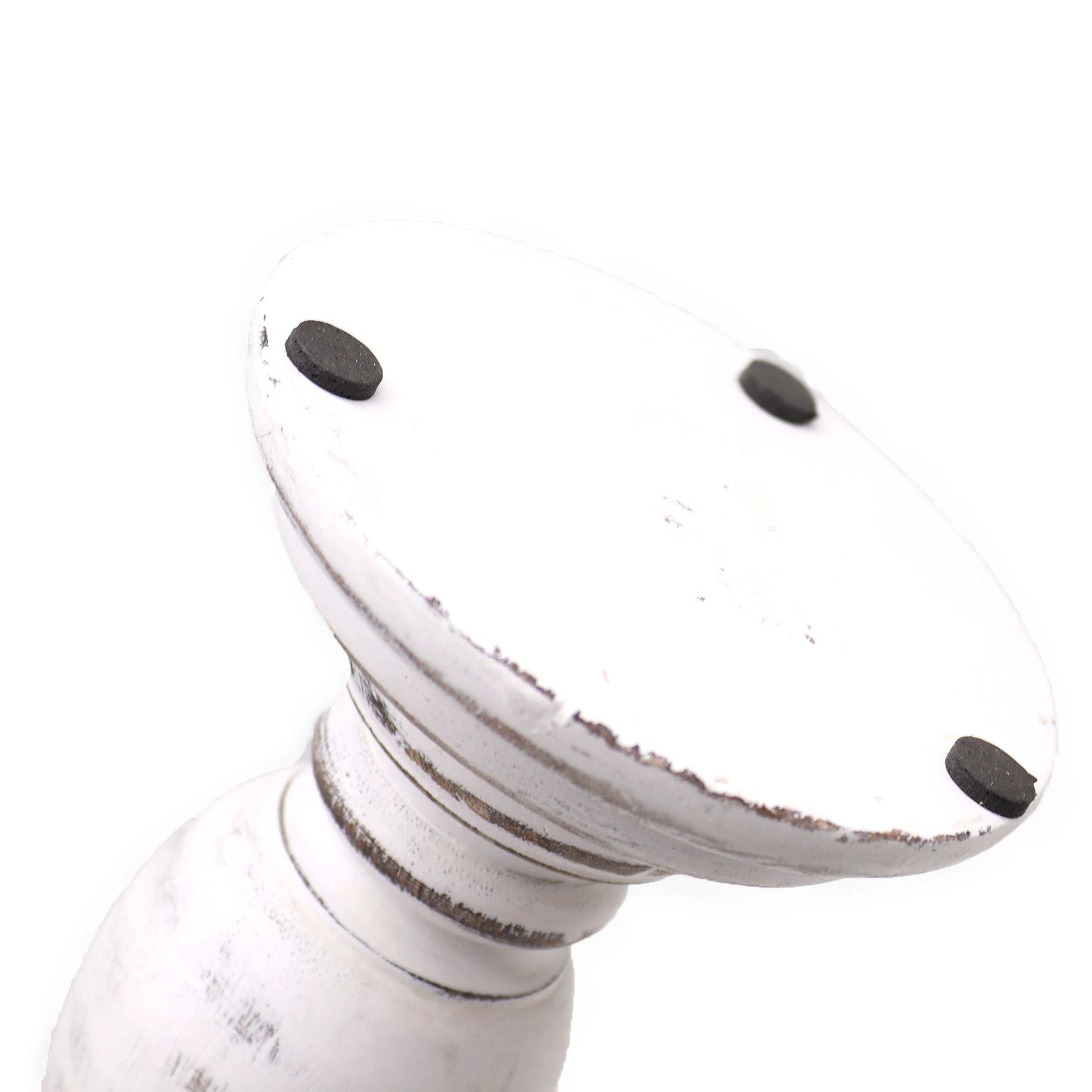 Classic Candle Stand - Whitewash - Small by AW Dropship UK