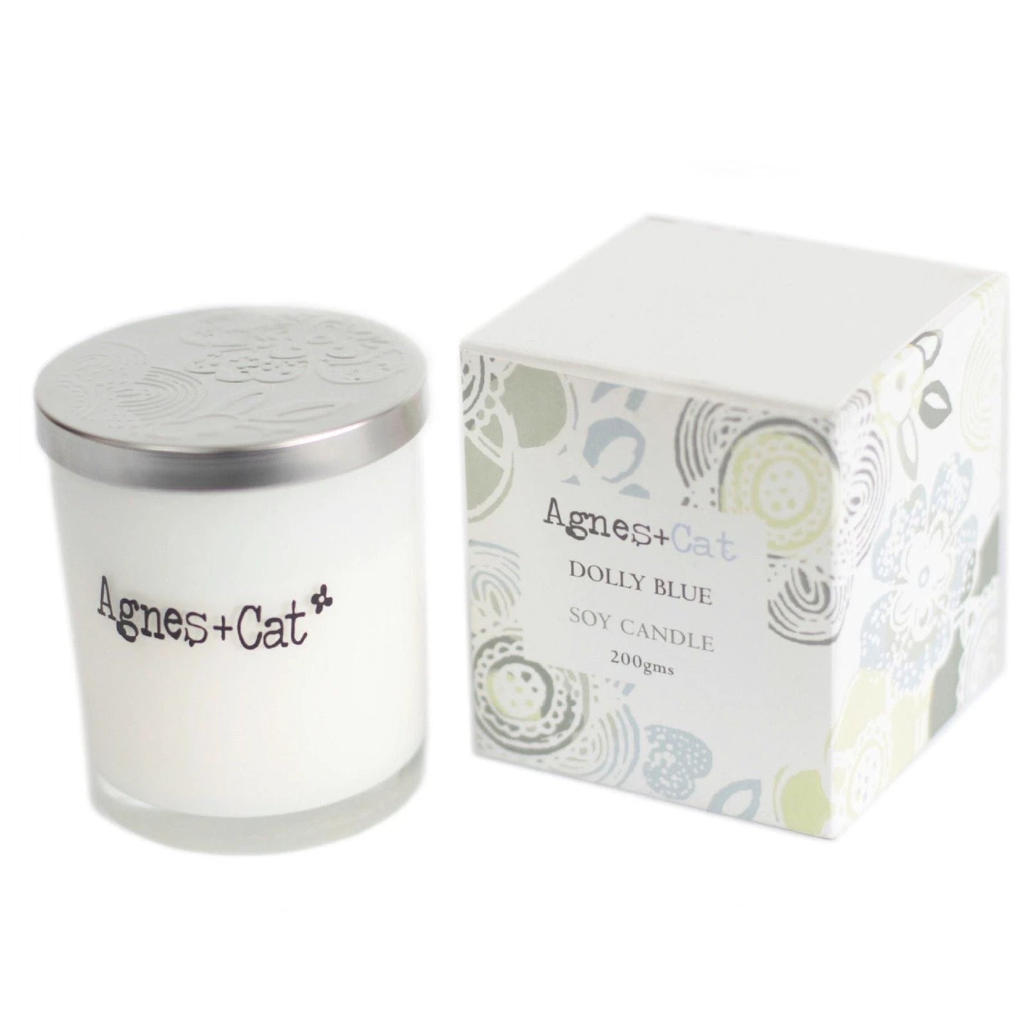 Agnes + Cat Votive Candle - Dolly Blue by AW Dropship UK