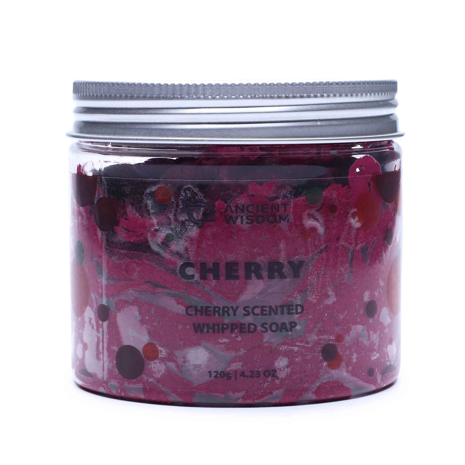 Cherry Whipped Soap 120g – Rich Creamy Lather