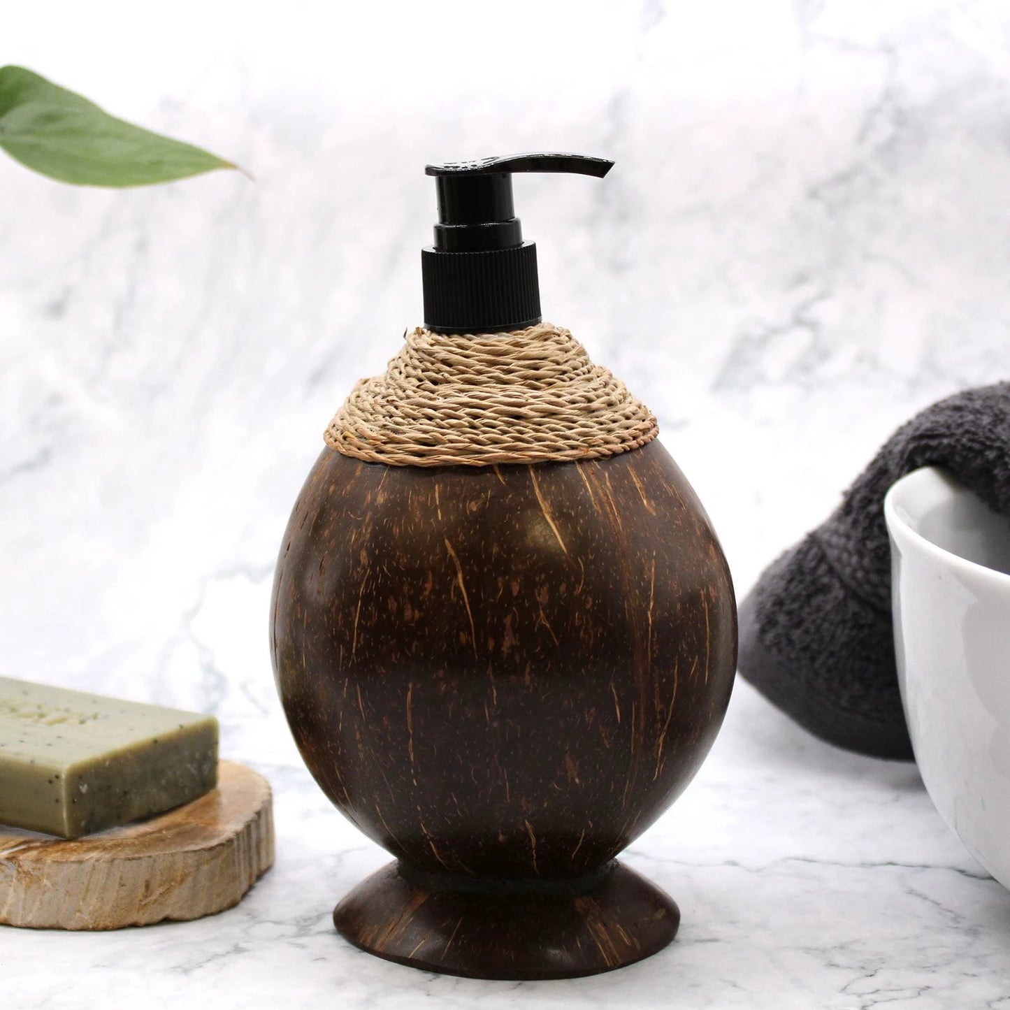 Natural Coconut Soap Dispenser - 150ml by AW Dropship UK