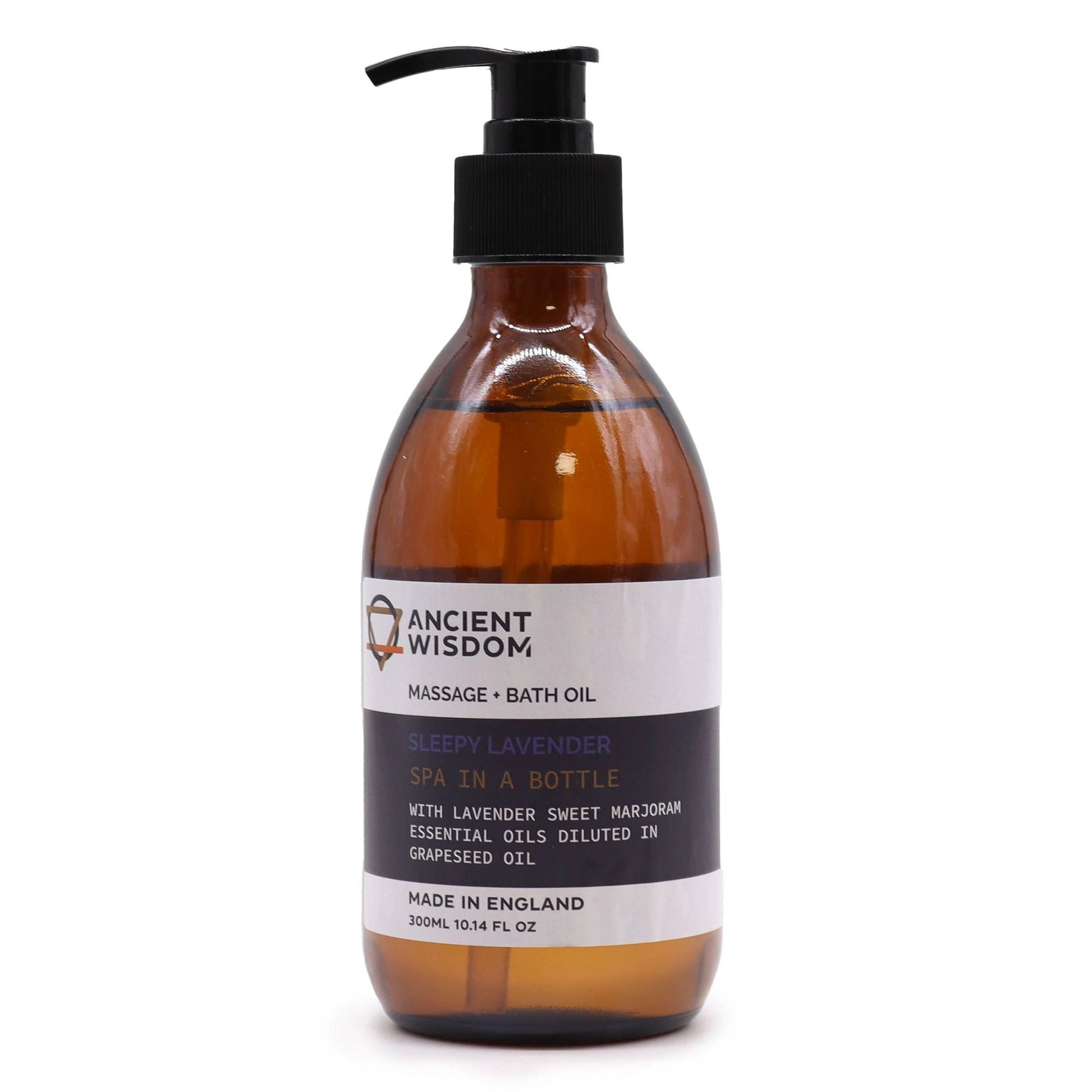Aromatherapy Massage and Bath Oil - Sleepy Lavender 300ml by AW Dropship UK