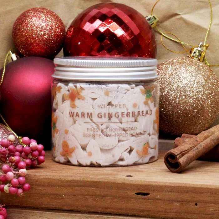 Warm Gingerbread Whipped Soap 120g – Spiced Luxe Lather