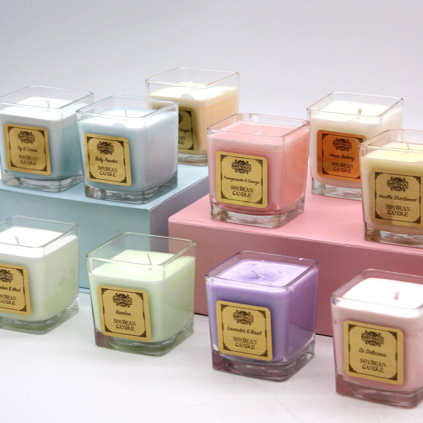 Soybean Jar Candles - Peach Smoothie by AW Dropship UK