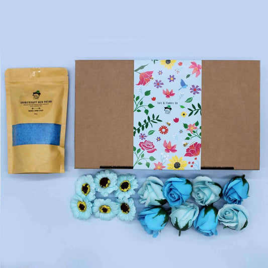 Wild Hare Bath Salt & Flowers Gift Set – Total Unwind