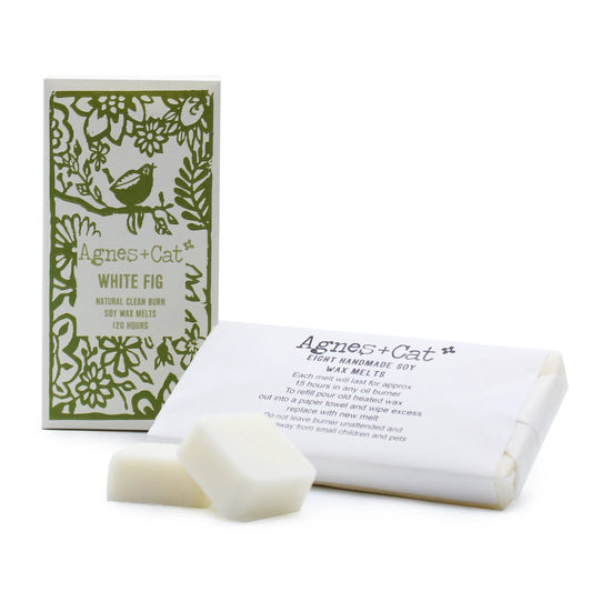 Agnes + Cat Box of 8 Wax Melts - White Fig by AW Dropship UK
