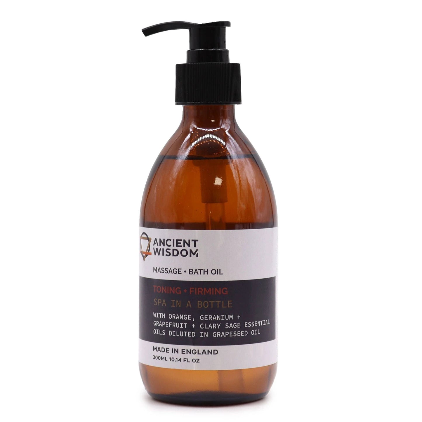 Aromatherapy Massage and Bath Oil - Toning & Firming 300ml by AW Dropship UK