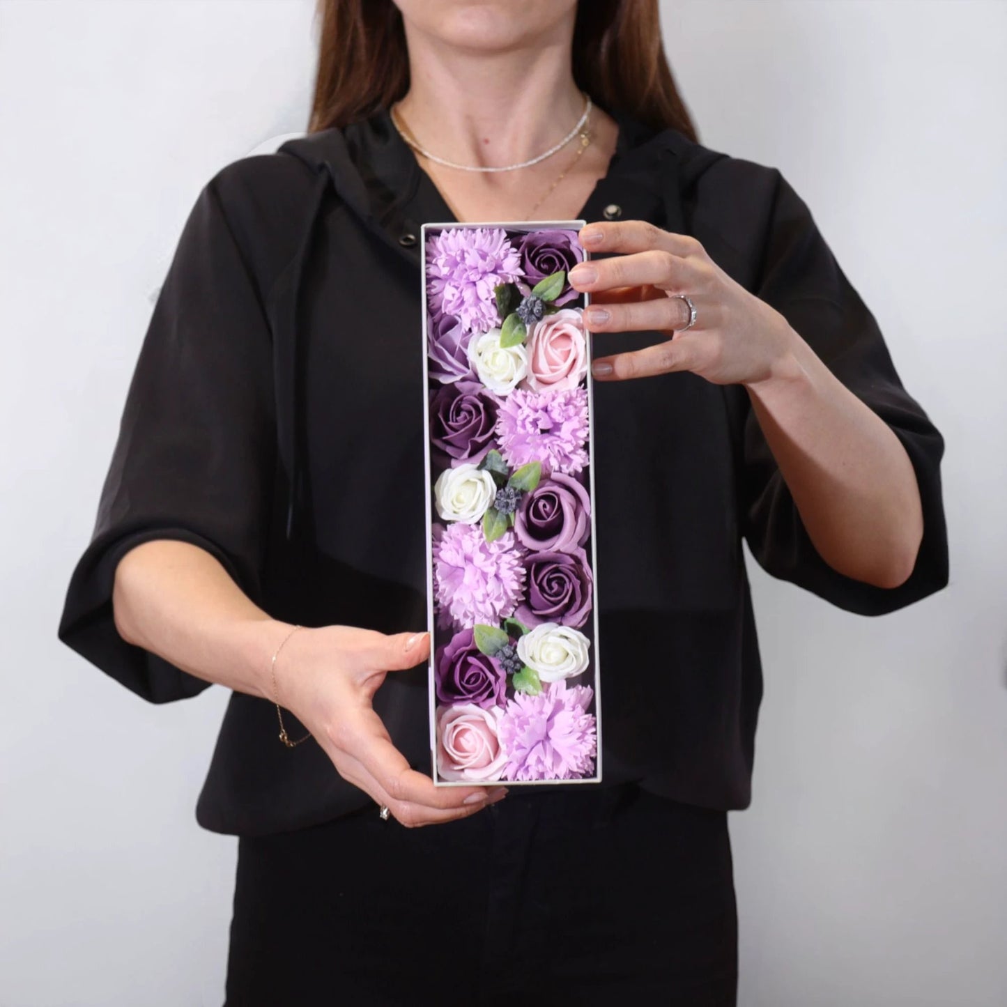Long Box - Lavender Rose & Carnation by AW Dropship UK