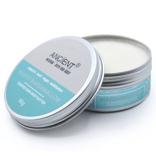 Scented Shea Body Butter 90g - Fluffy Marshmallow by AW Dropship UK