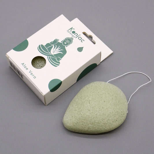 Teardrop Konjac Sponge - Aloe Vera - Healing by AW Dropship UK