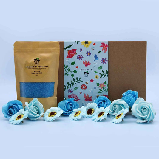 Wild Hare Bath Salt & Flowers Gift Set – Total Unwind