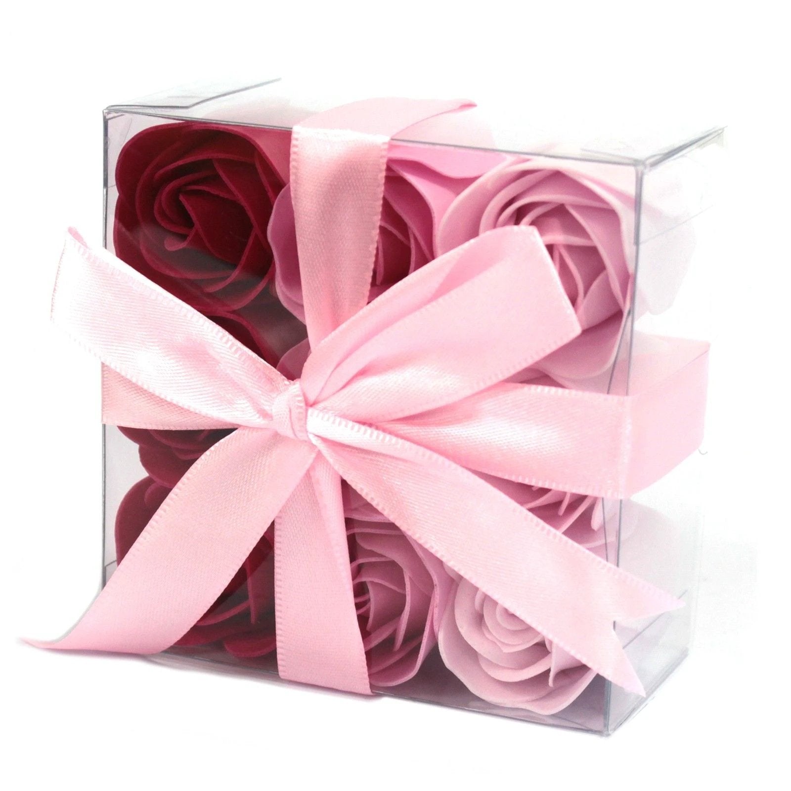 Set of 9 Soap Flowers - Pink Roses by AW Dropship UK