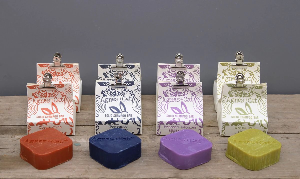Agnes + Cat Pressed Peonies Solid Shampoo by AW Dropship UK