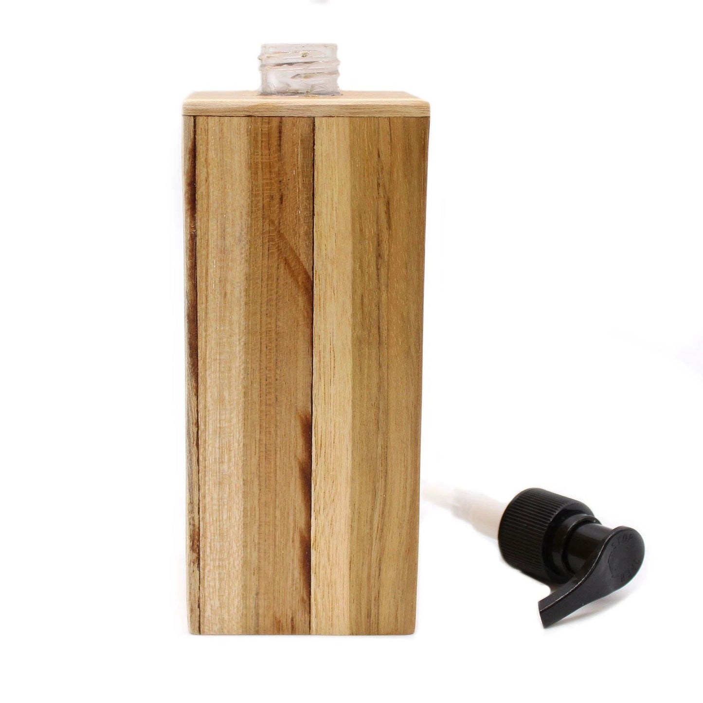 Natural Teakwood Soap Dispenser - Square by AW Dropship UK