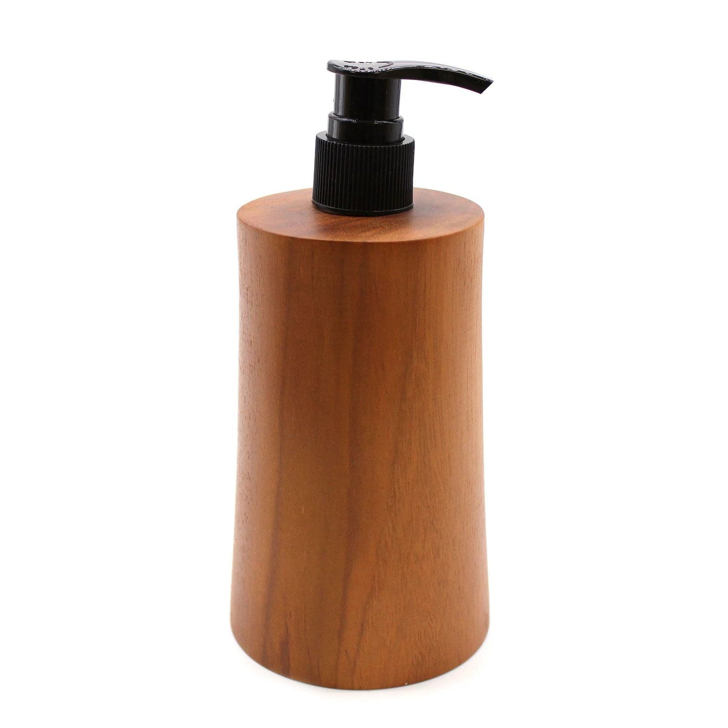 Natural Teakwood Soap Dispenser - Taper by AW Dropship UK