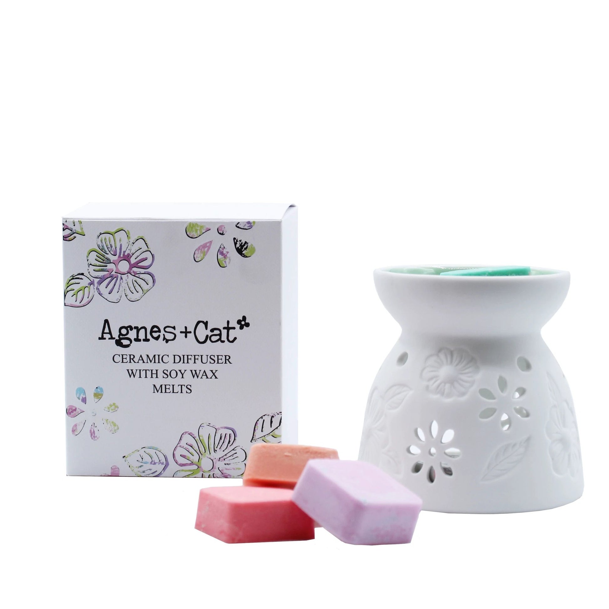 Wax Melter with Four Soy Wax Melts by AW Dropship UK