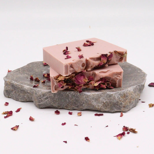 Enchanted Rose Soap Bar 100g Handcrafted With Rose And Vanilla Fragrance For Luxurious Skin by AW Dropship UK