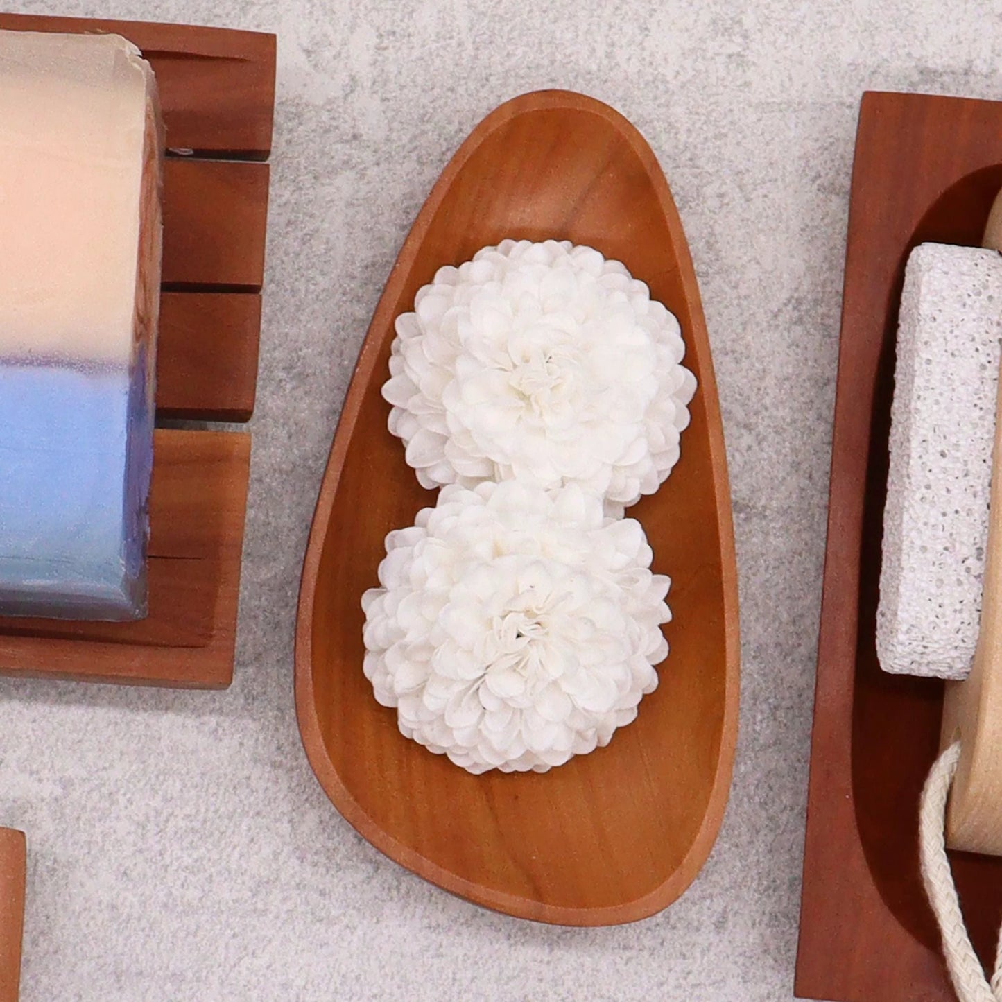 Classic Mahogany Soap Dishes by AW Dropship UK
