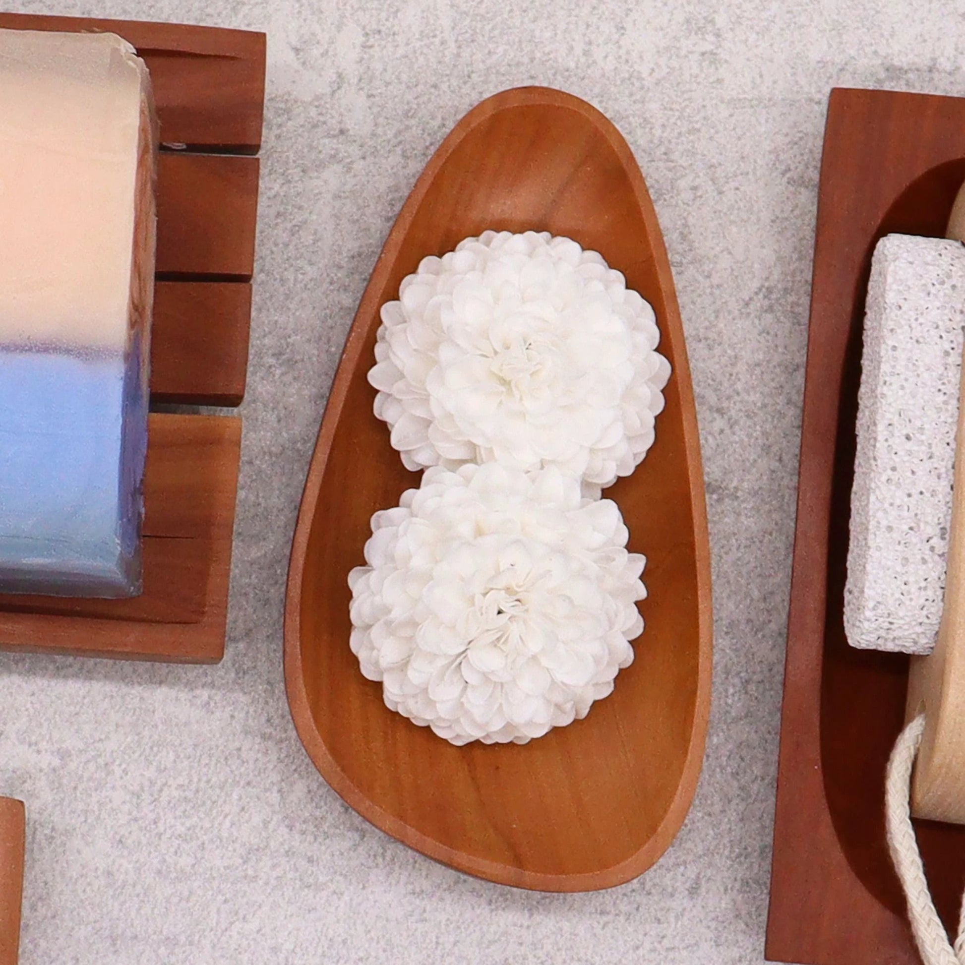 Classic Mahogany Soap Dishes by AW Dropship UK