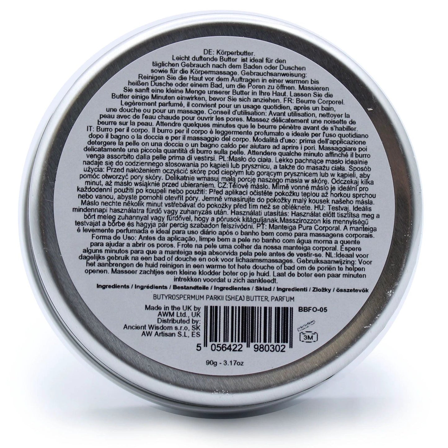 Scented Shea Body Butter 90g - Sweet Strawberry by AW Dropship UK
