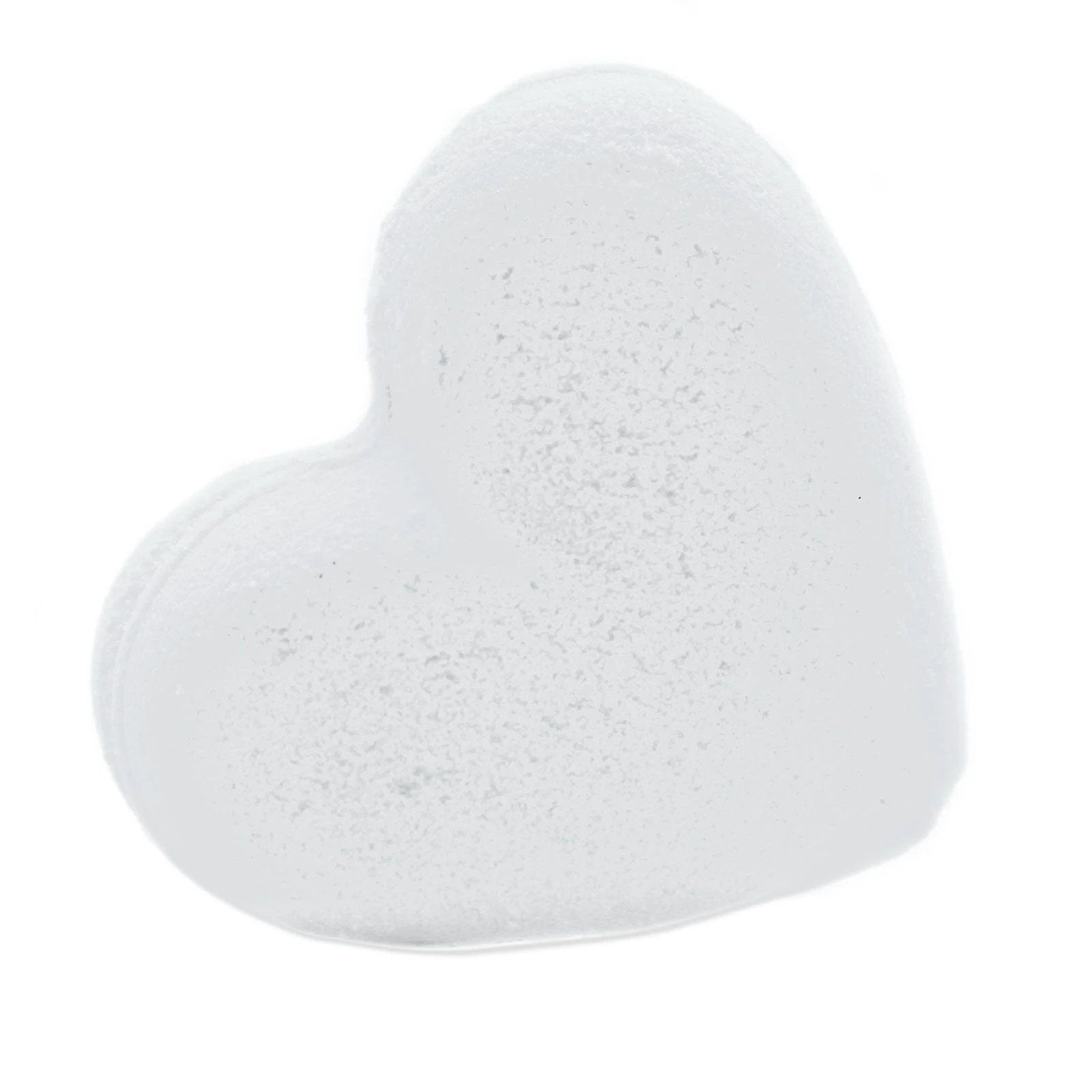 Love Heart Bath Bomb Coconut 70g Heart Shaped Soothing Spa Like Fizz For Tropical Bath Experience by AW Dropship UK
